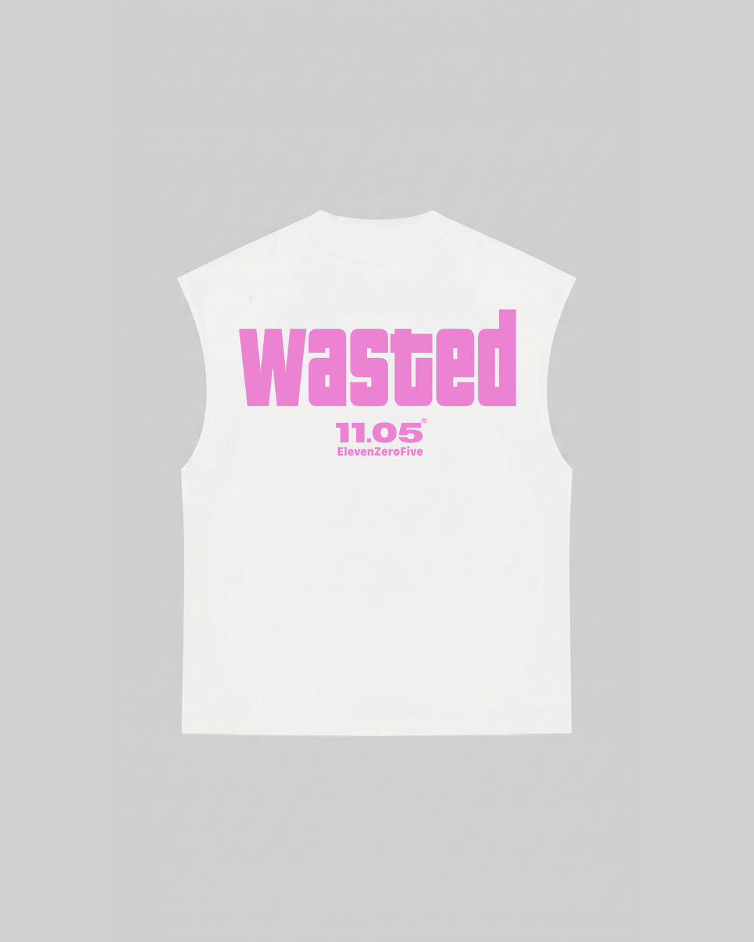 "WASTED" Tank Top | ROSE EDITION, 280 GSM organic cotton, made in Italy