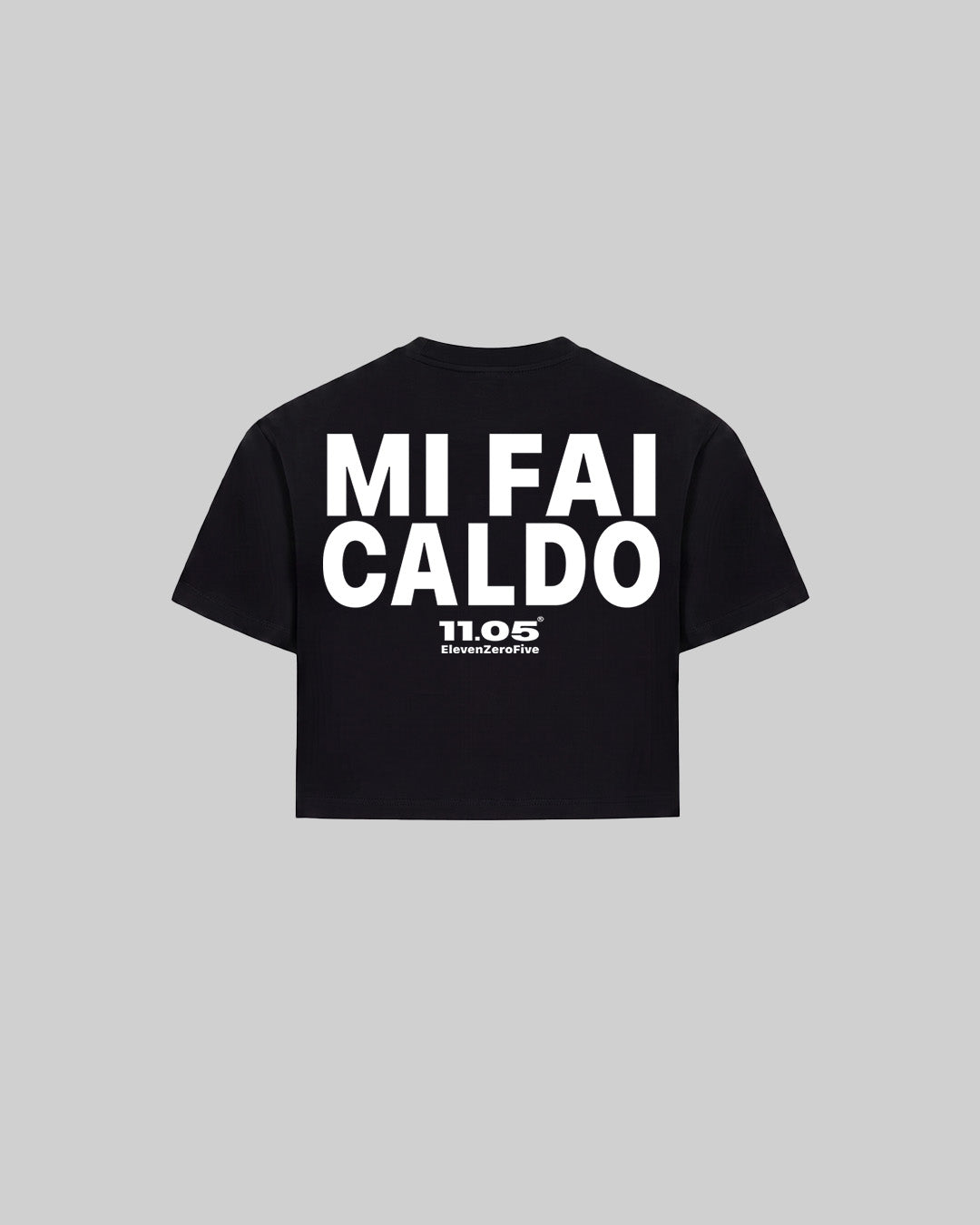 "MI FAI CALDO" Women's TOP, 280 GSM organic cotton, made in Italy