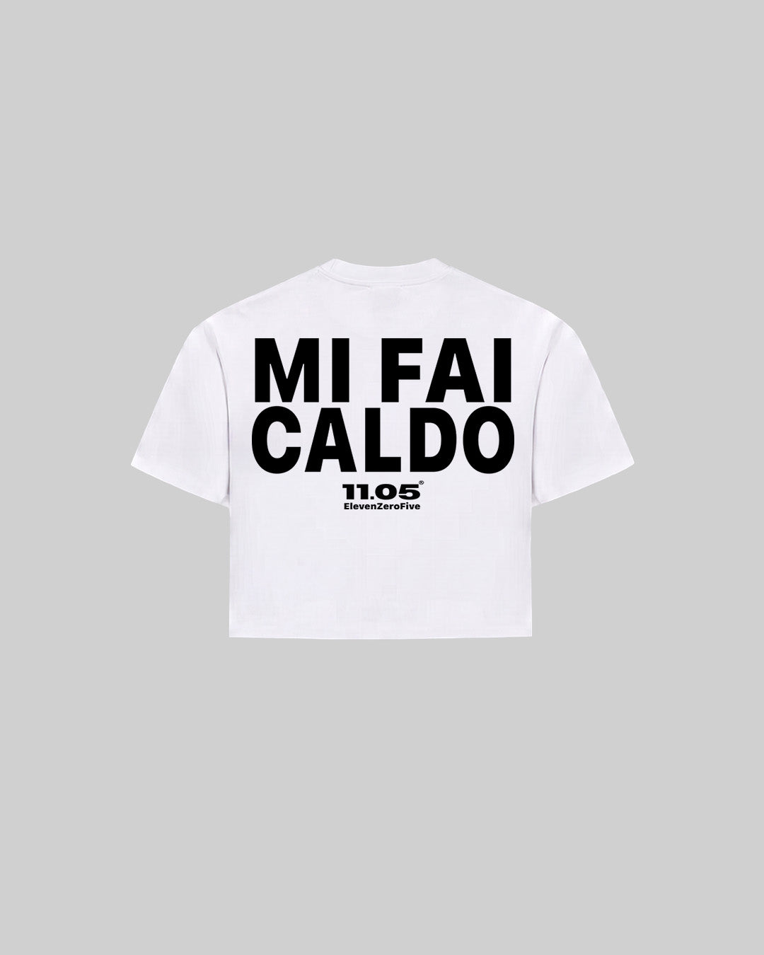 "MI FAI CALDO" Women's TOP, 280 GSM organic cotton, made in Italy