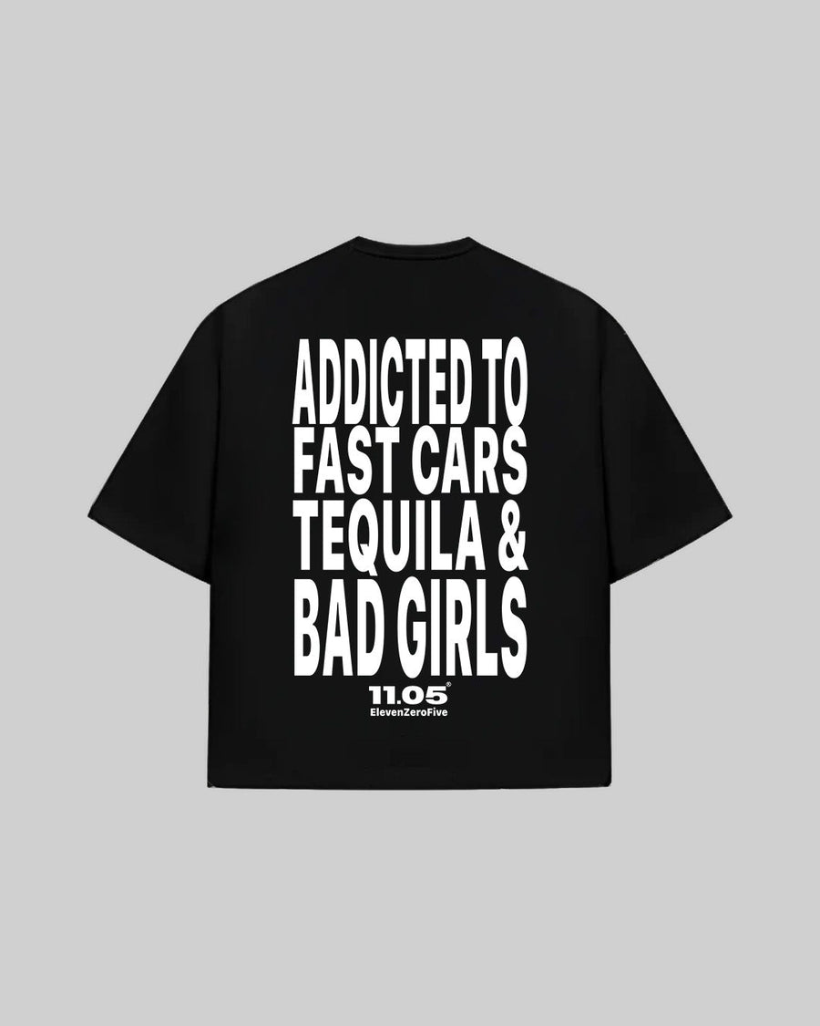 "ADDICTED TO" T-Shirt, 280 GSM organic cotton, made in Italy