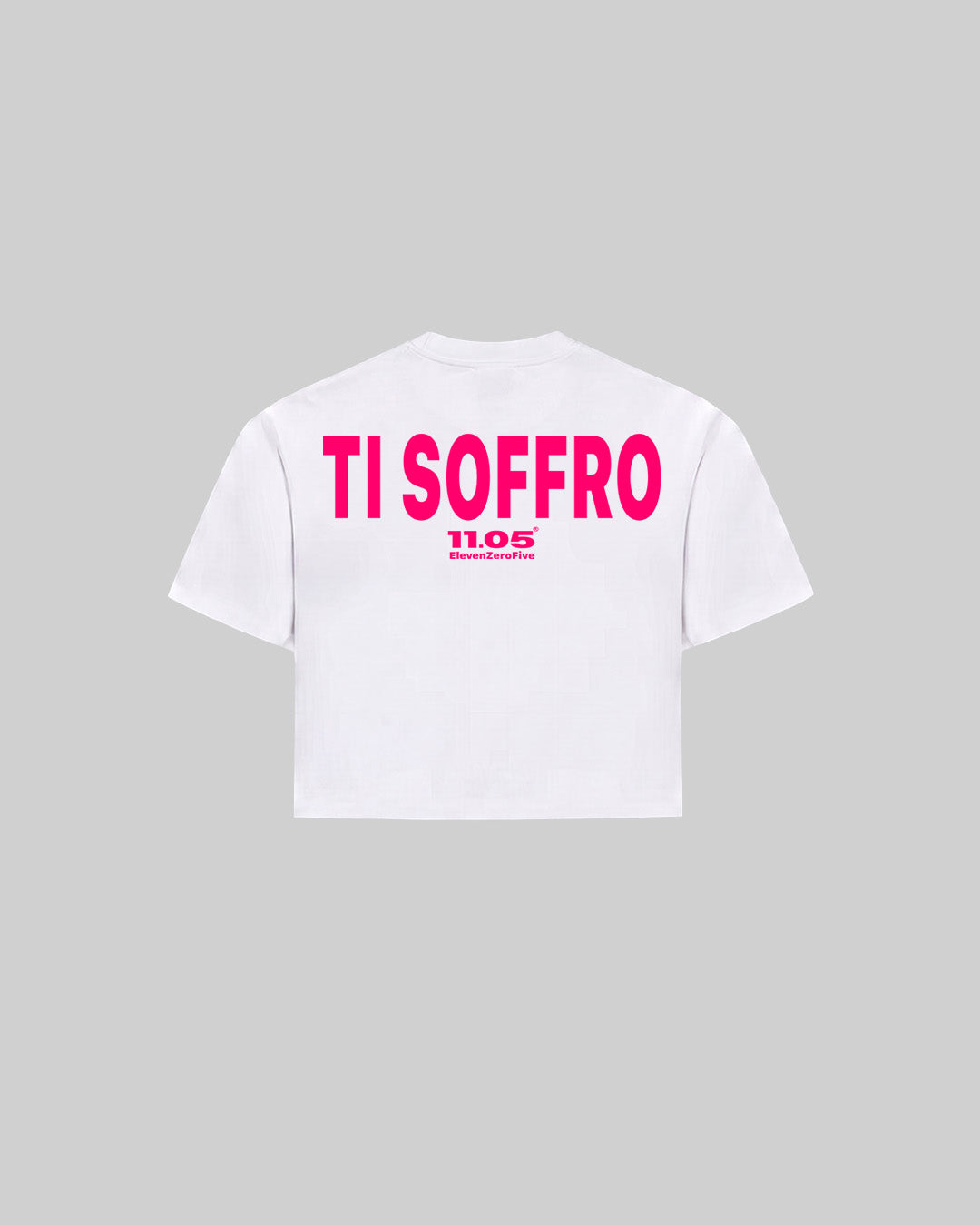 "TI SOFFRO" Fucsia | Women's TOP, 280 GSM organic cotton, made in Italy