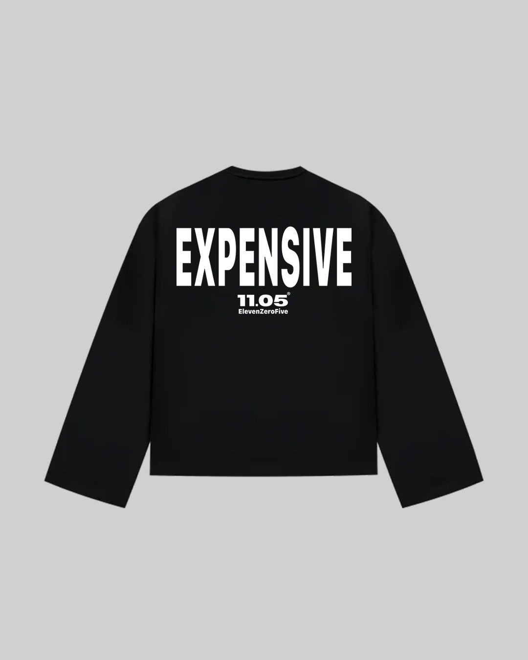 "EXPENSIVE" Long Sleeve, 280 GSM organic cotton, made in Italy