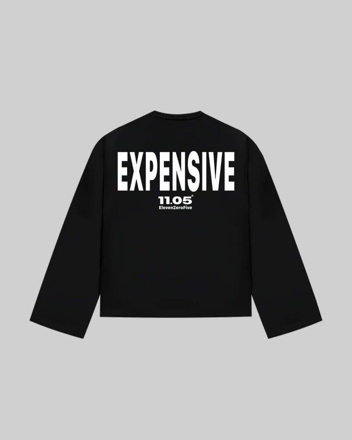 "EXPENSIVE" Long Sleeve, 280 GSM organic cotton, made in Italy