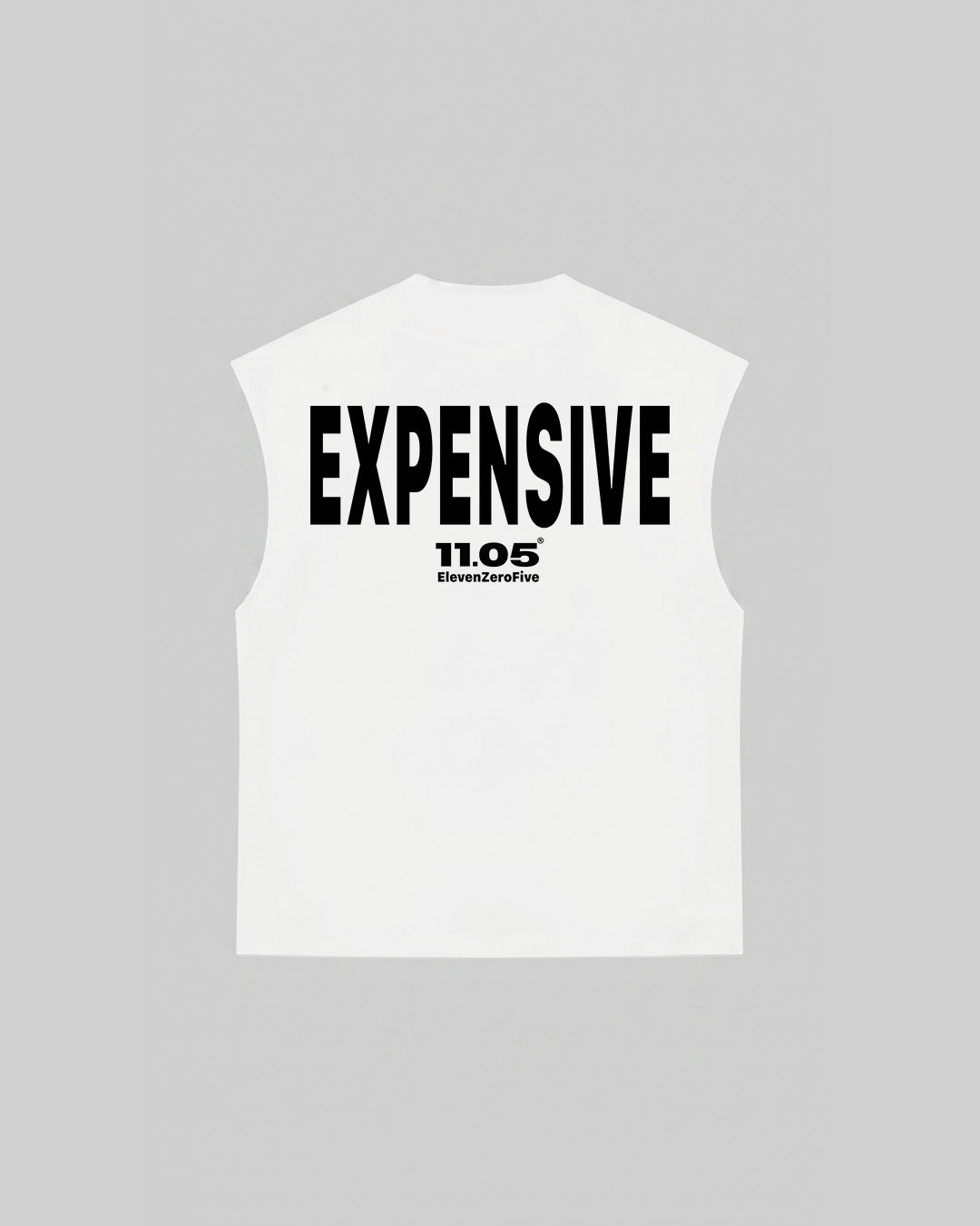 "EXPENSIVE" Tank Top, 280 GSM organic cotton, made in Italy