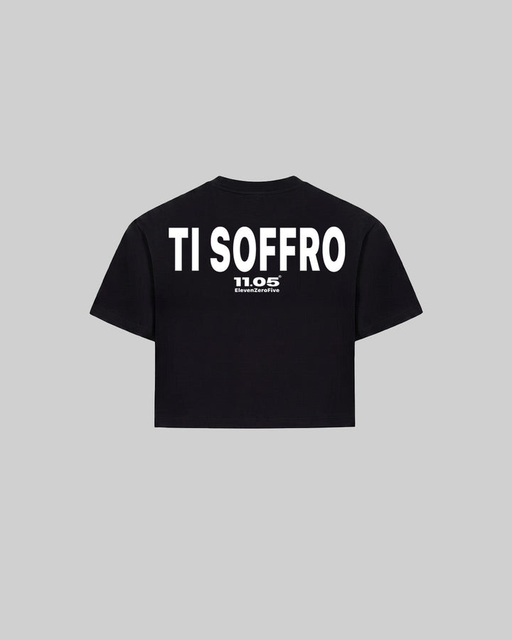 "TI SOFFRO" Women's TOP, 280 GSM organic cotton, made in Italy