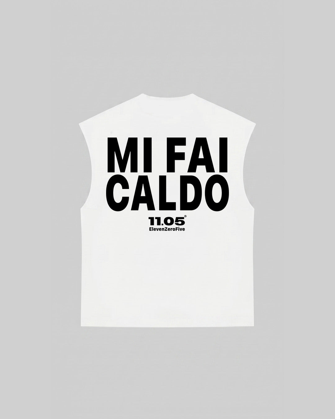 "MI FAI CALDO" Tank Top, 280 GSM organic cotton, made in Italy