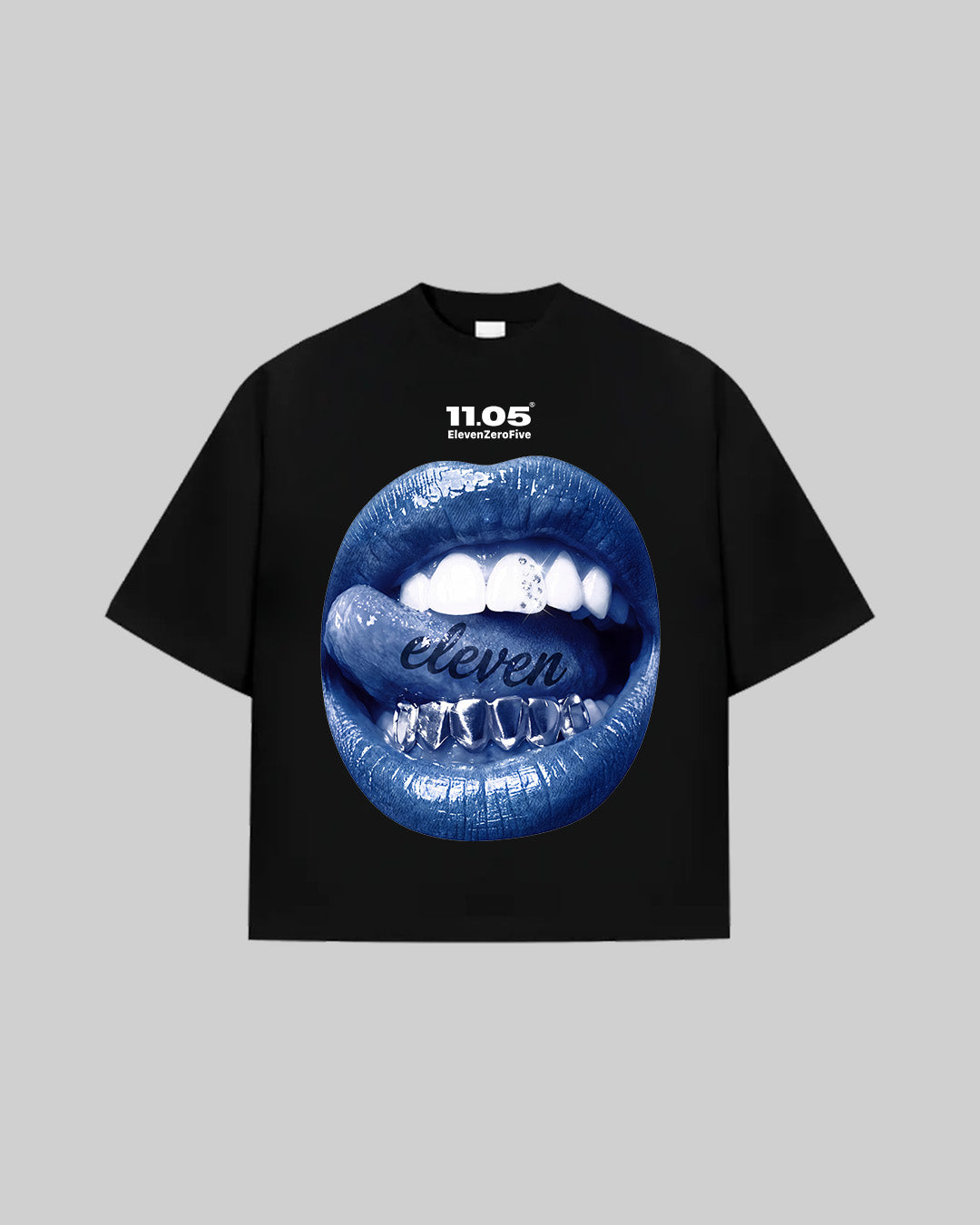 "Blue Grillz" T-Shirt, 280 GSM organic cotton, made in Italy
