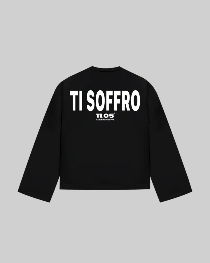 "TI SOFFRO" Long Sleeve, 280 GSM organic cotton, made in Italy