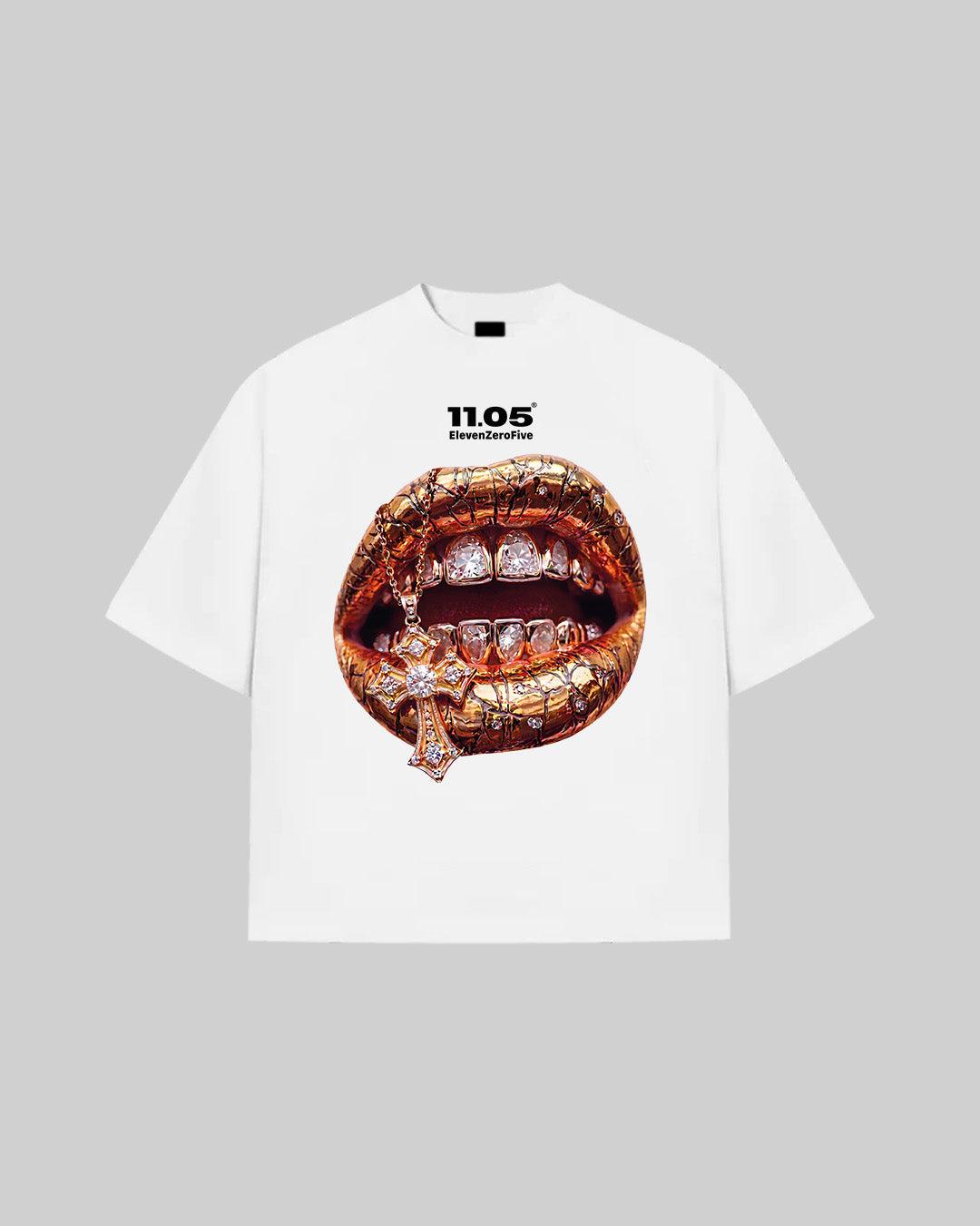 "GOLD BLESSED" T-Shirt, 280 GSM organic cotton, made in Italy