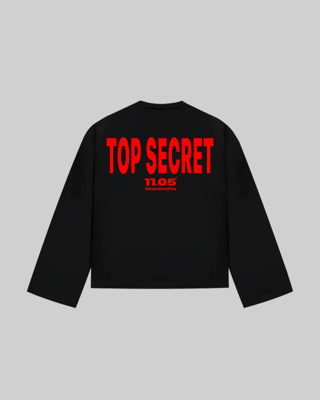 "TOP SECRET" Long Sleeve, 280 GSM organic cotton, made in Italy