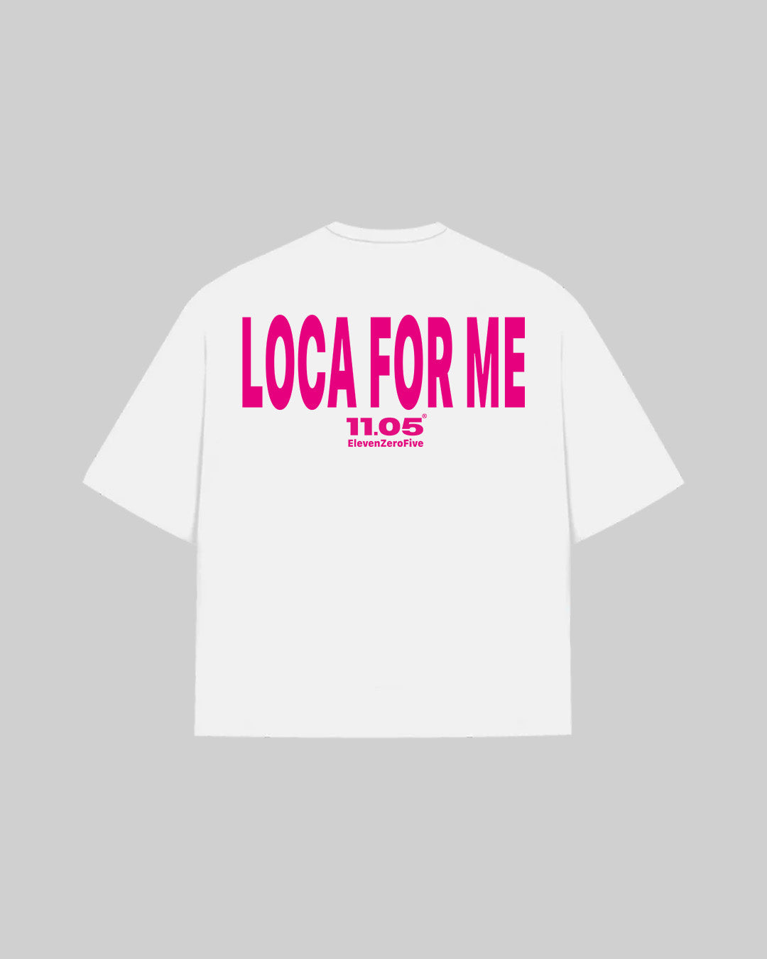 "LOCA FOR ME" T-Shirt, 280 GSM organic cotton, made in Italy