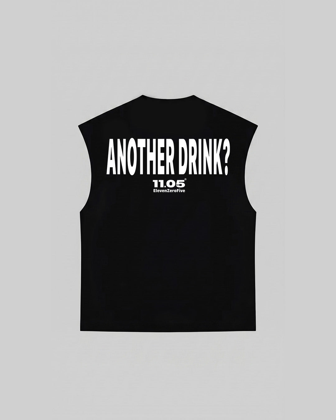 "ANOTHER DRINK" Tank Top, 280 GSM organic cotton, made in Italy