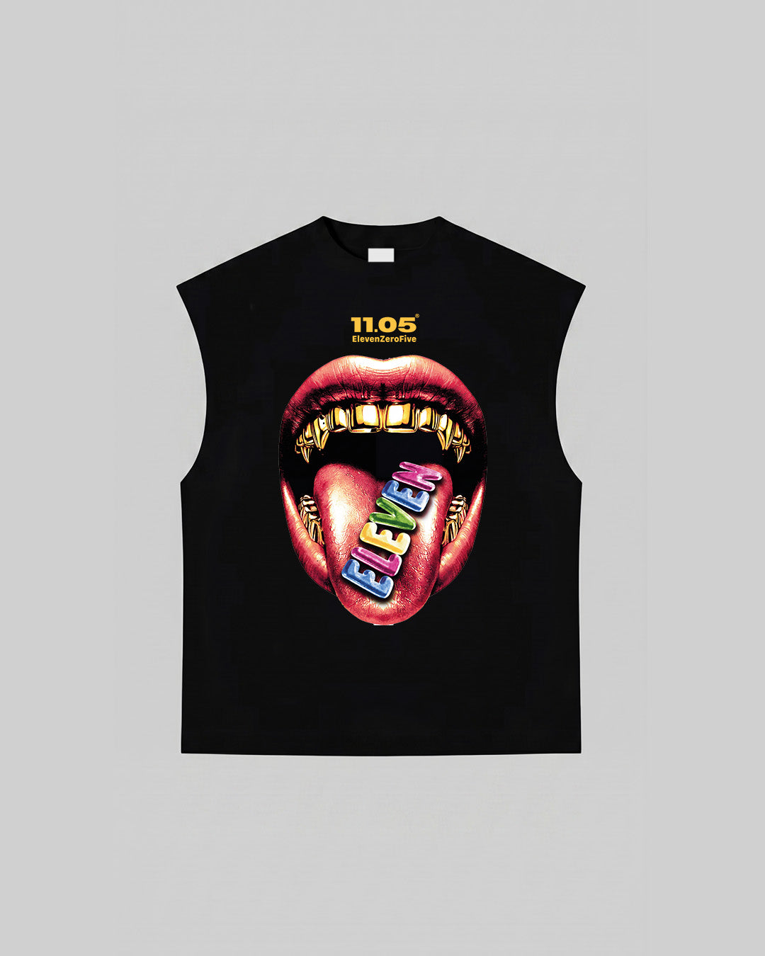 "TASTE ELEVEN" Tank Top, 280 GSM organic cotton, made in Italy