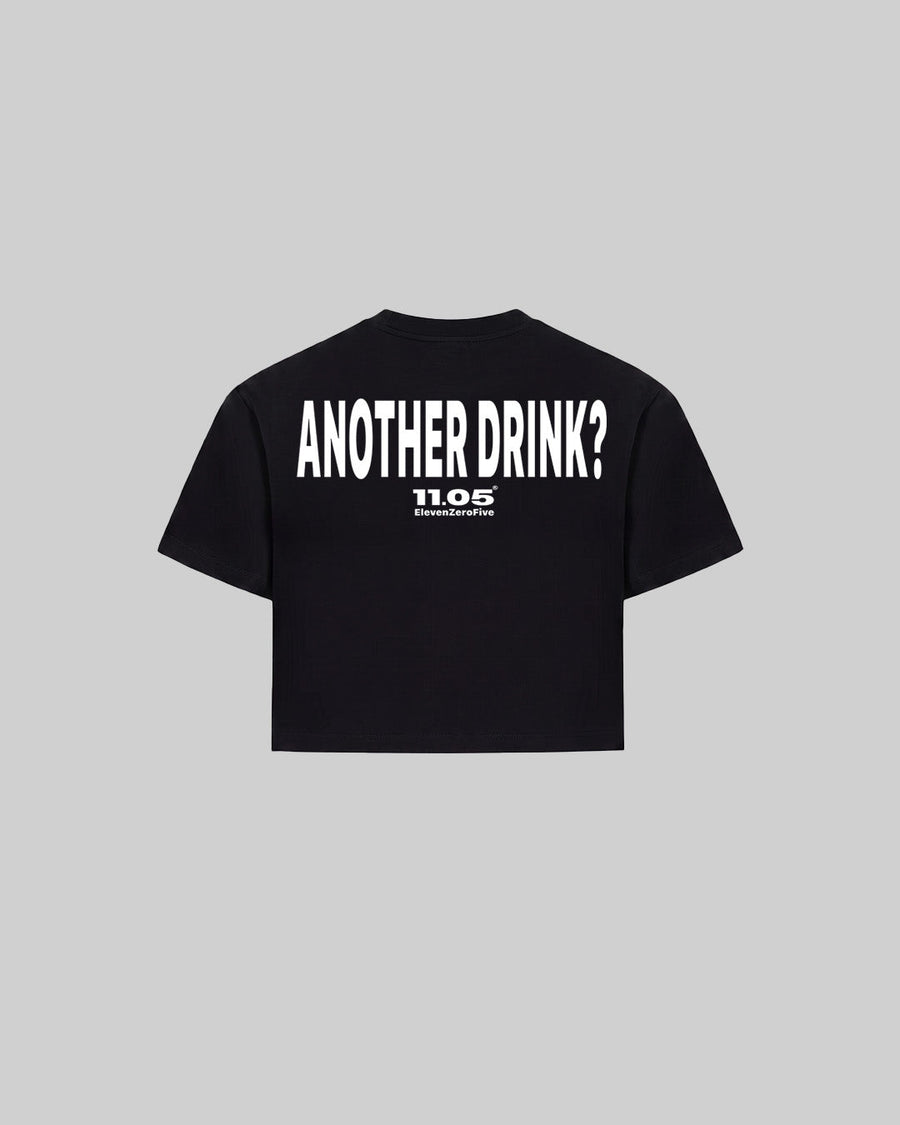 "ANOTHER DRINK" Women's TOP, 280 GSM organic cotton, made in Italy