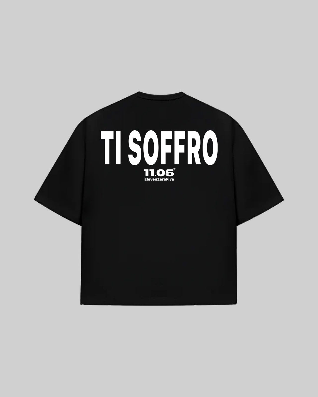 "TI SOFFRO" T-Shirt, 280 GSM organic cotton, made in Italy