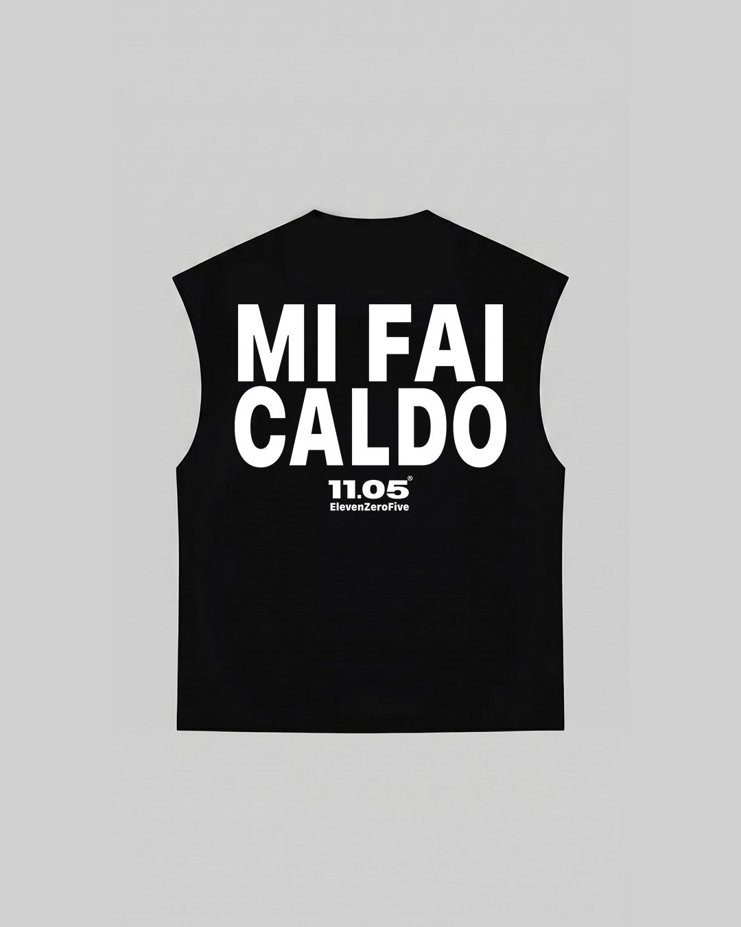 "MI FAI CALDO" Tank Top, 280 GSM organic cotton, made in Italy