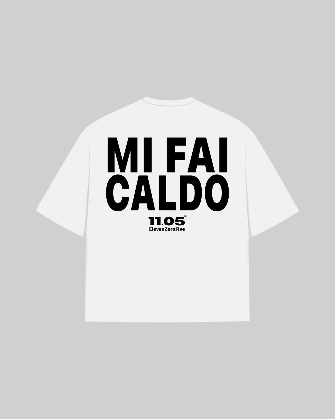 "MI FAI CALDO" T-Shirt, 280 GSM organic cotton, made in Italy