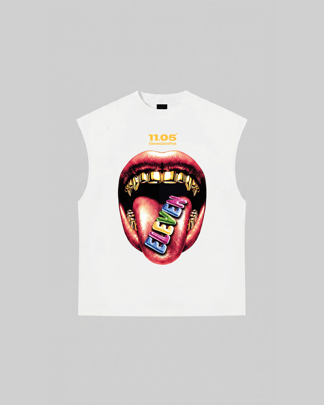 "TASTE ELEVEN" Tank Top, 280 GSM organic cotton, made in Italy