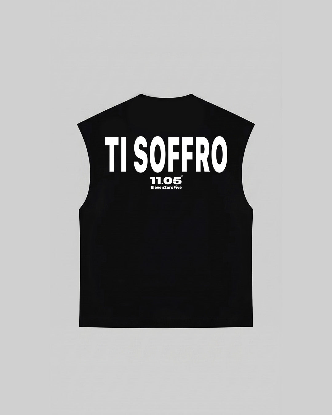 "TI SOFFRO" Tank Top, 280 GSM organic cotton, made in Italy