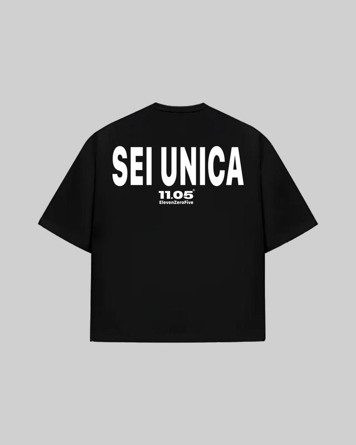 "SEI UNICA" T-Shirt, 280 GSM organic cotton, made in Italy