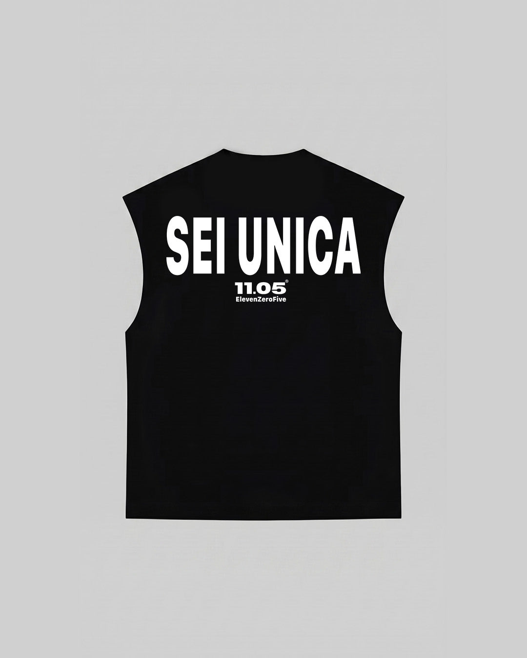 "SEI UNICA" Tank Top, 280 GSM organic cotton, made in Italy
