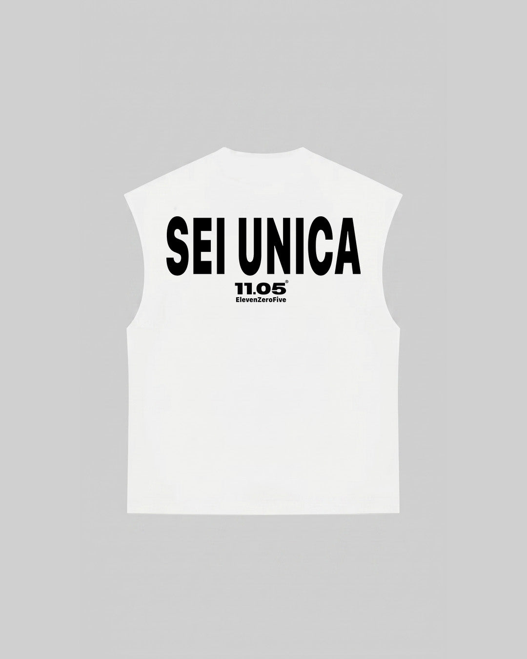 "SEI UNICA" Tank Top, 280 GSM organic cotton, made in Italy