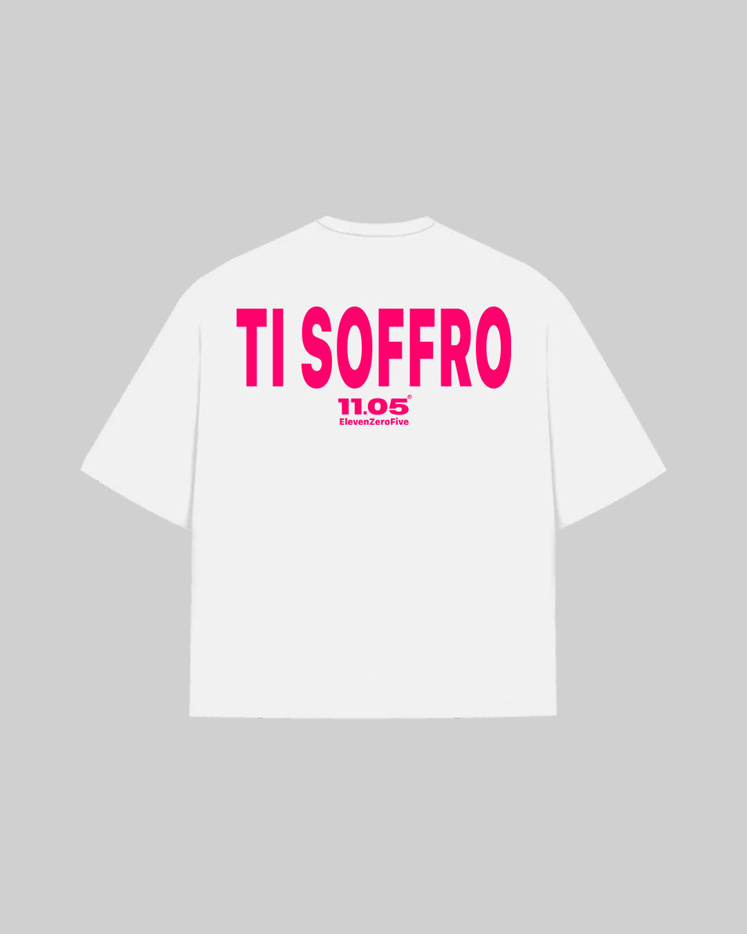 "TI SOFFRO" T-Shirt, 280 GSM organic cotton, made in Italy