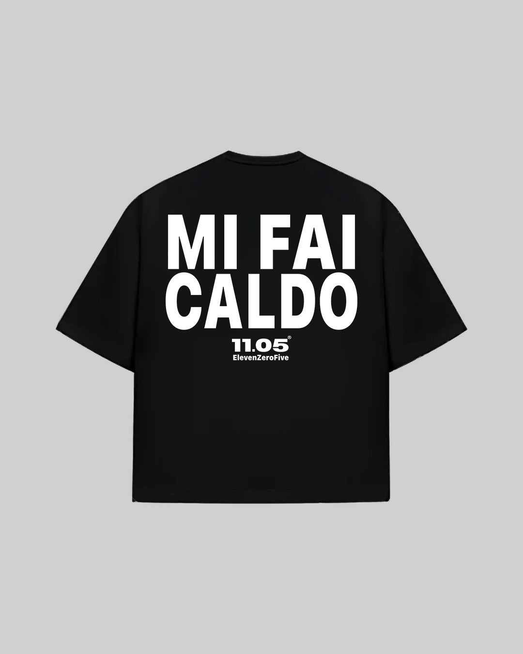 "MI FAI CALDO" T-Shirt, 280 GSM organic cotton, made in Italy
