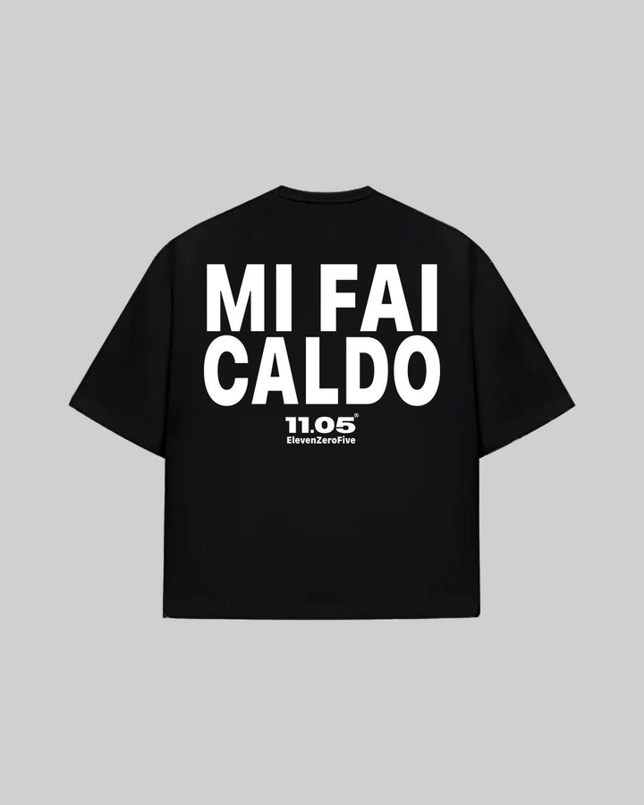 "MI FAI CALDO" T-Shirt, 280 GSM organic cotton, made in Italy