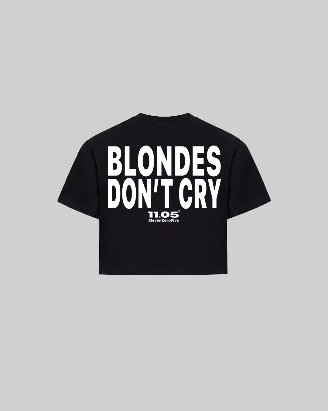 "BLONDES DON'T CRY" Women's TOP, 280 GSM organic cotton, made in Italy