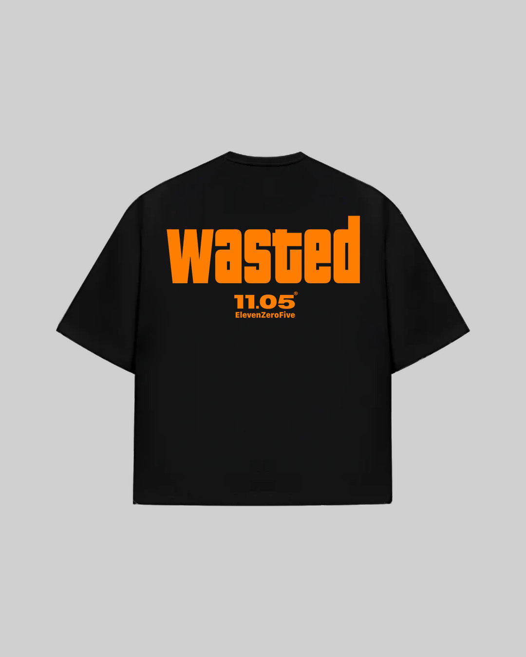 "WASTED" T-Shirt | ORANGE EDITION, 280 GSM organic cotton, made in Italy