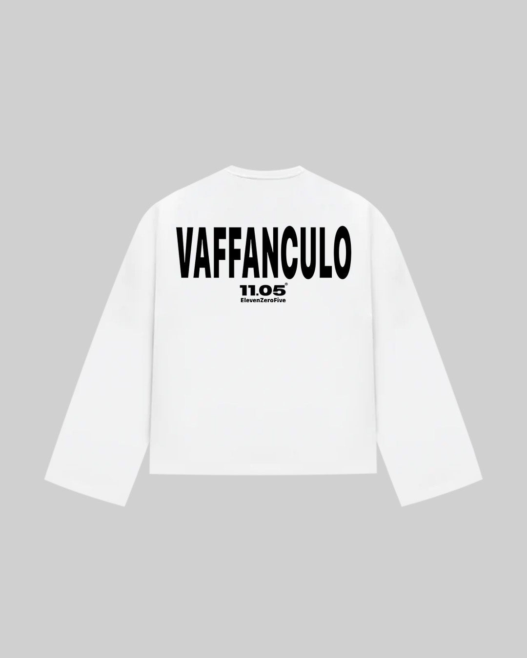 "VAFFANCULO" Long Sleeve, 280 GSM organic cotton, made in Italy