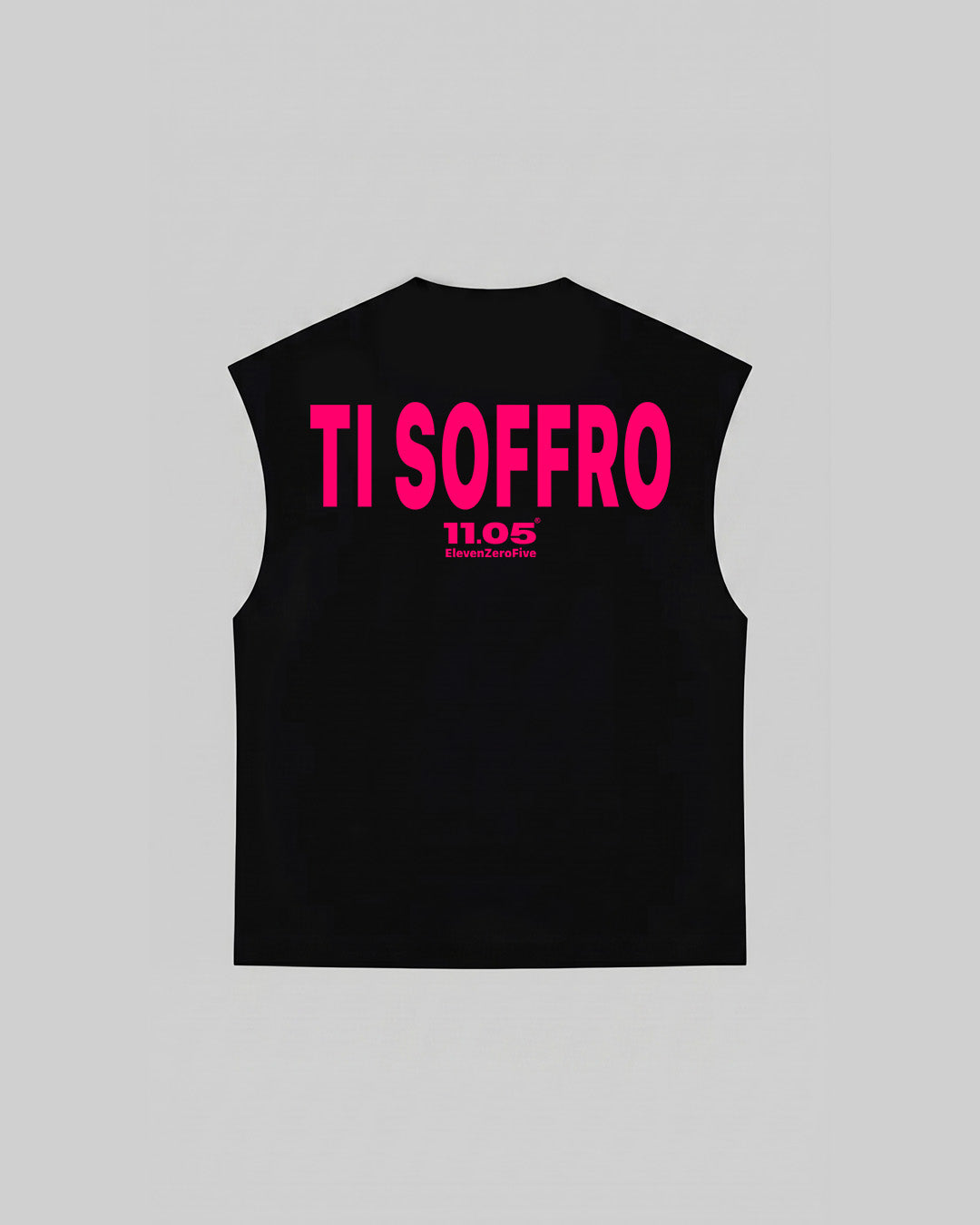 "TI SOFFRO" Tank Top, 280 GSM organic cotton, made in Italy