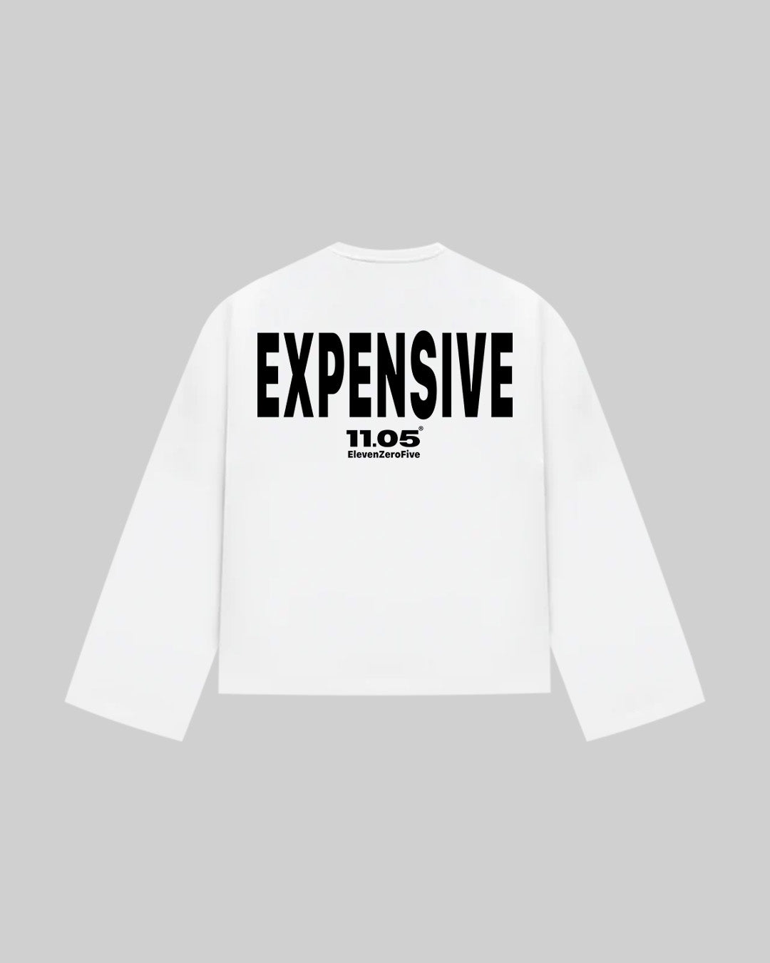 "EXPENSIVE" Long Sleeve, 280 GSM organic cotton, made in Italy