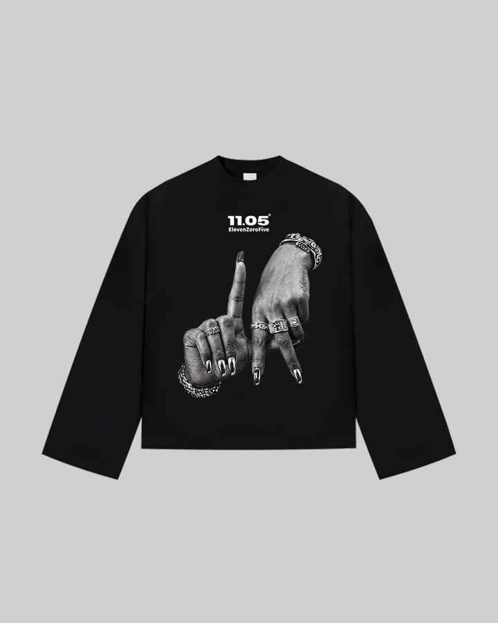 "LA BABY" Long Sleeve, 280 GSM organic cotton, made in Italy