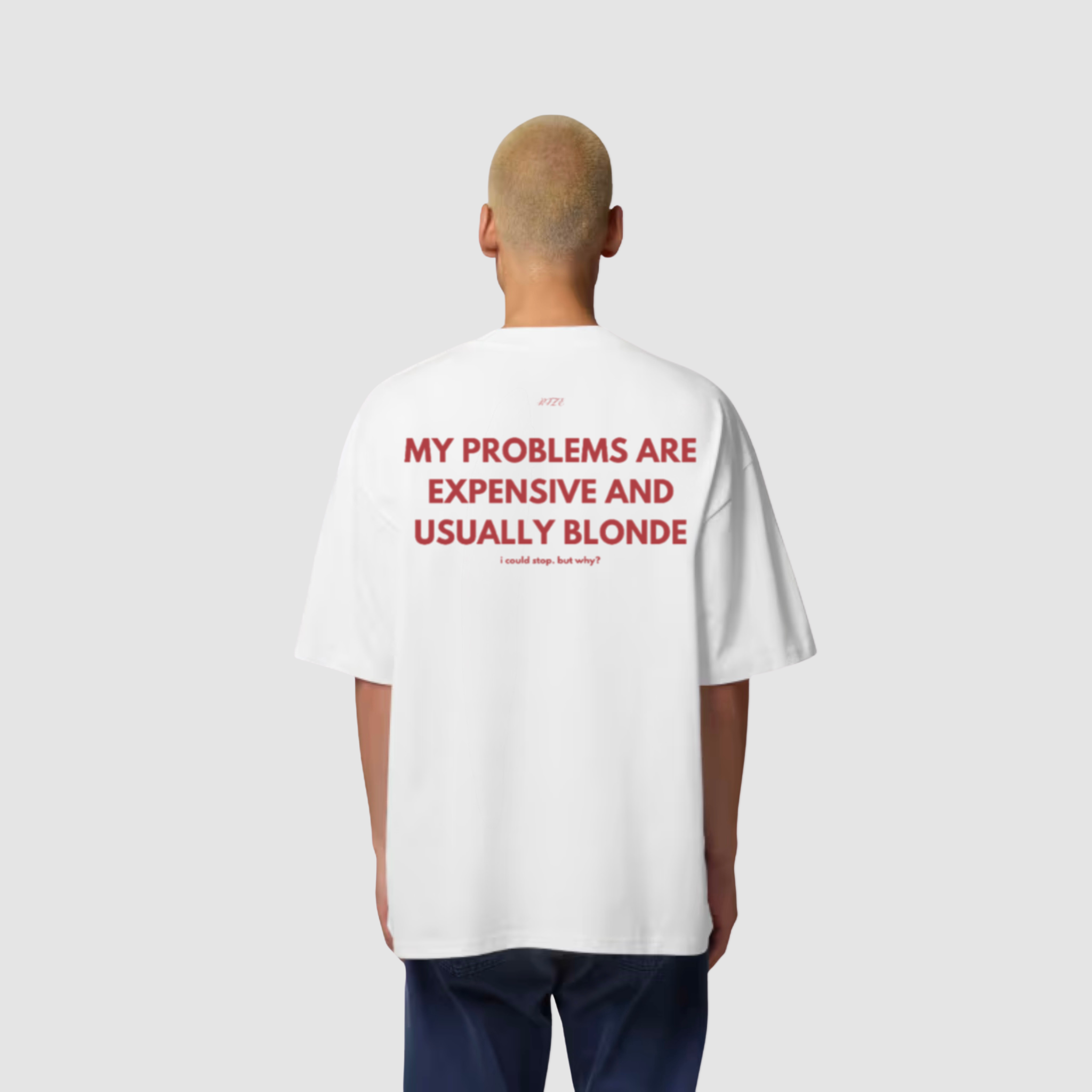 BLONDE PROBLEMS TEE — RIZE