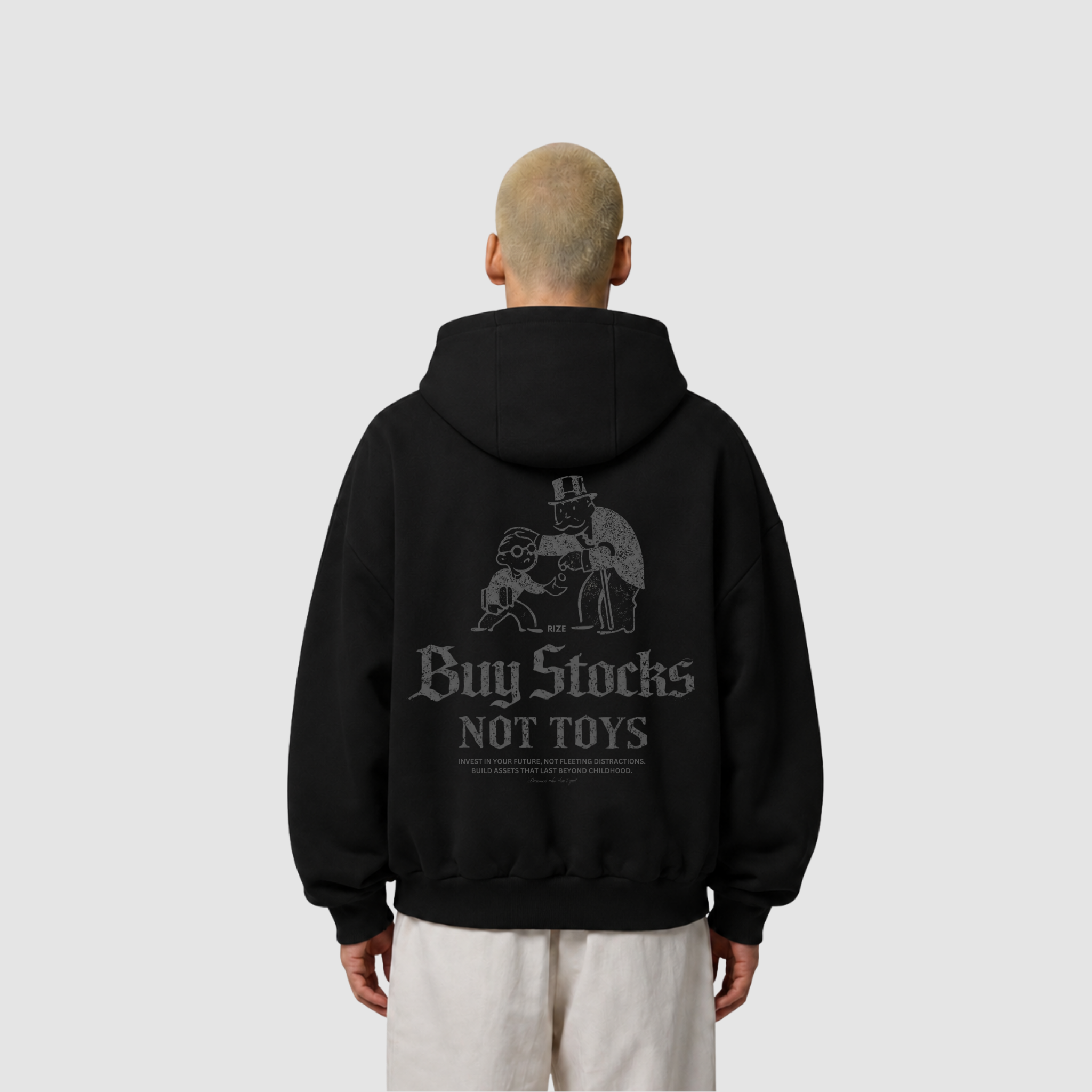 BUY STOCKS NOT TOYS HOODIE — RIZE