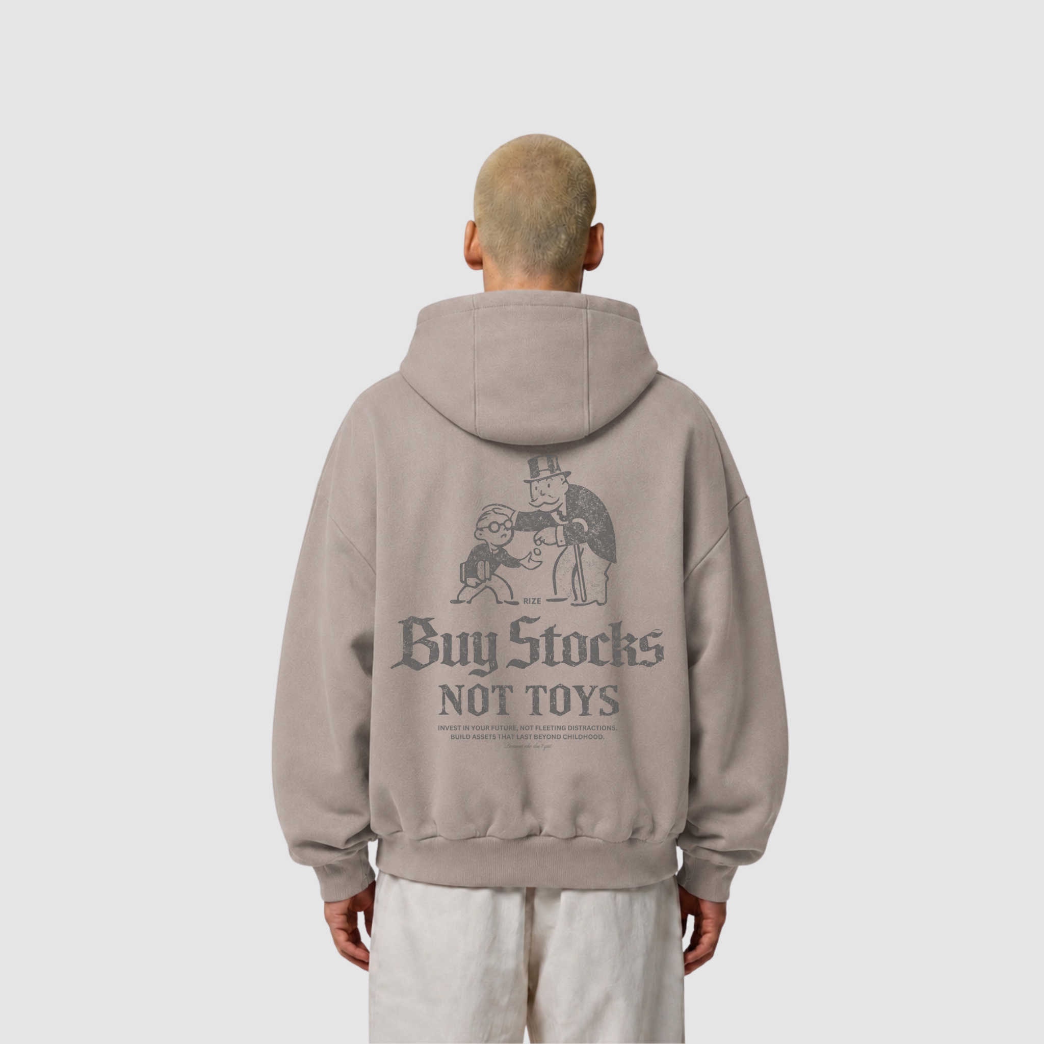 BUY STOCKS NOT TOYS HOODIE — RIZE