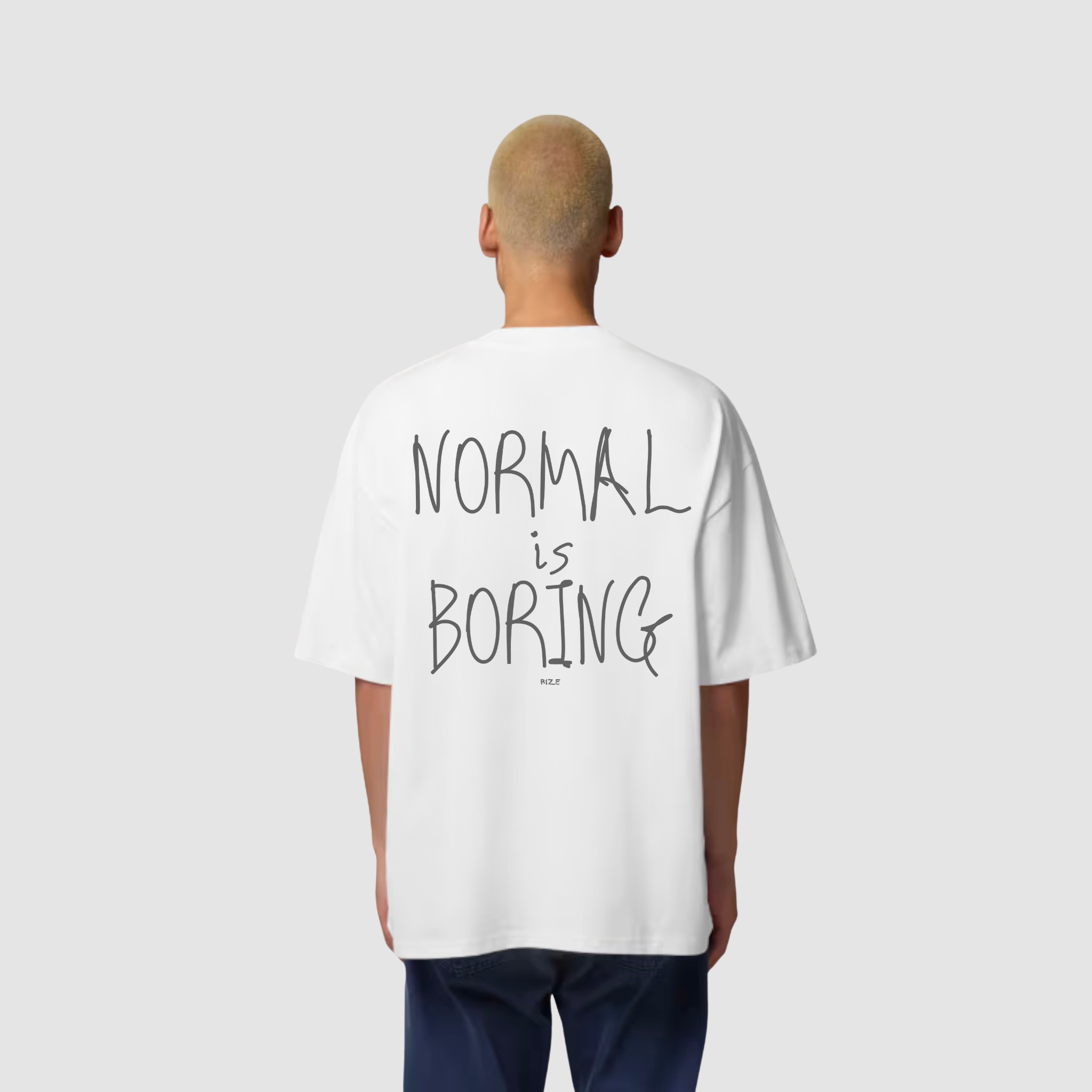 NORMAL IS BORING TEE — RIZE