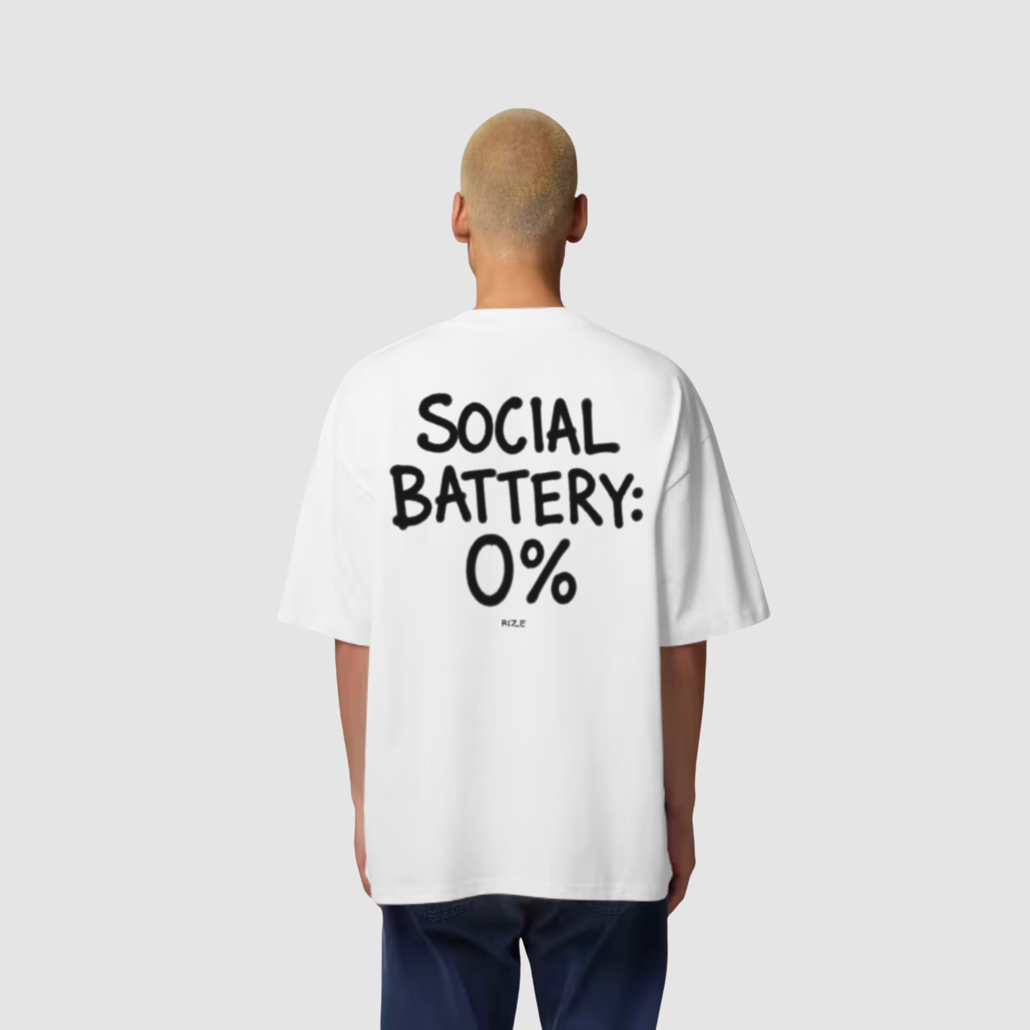 SOCIAL BATTERY TEE — RIZE