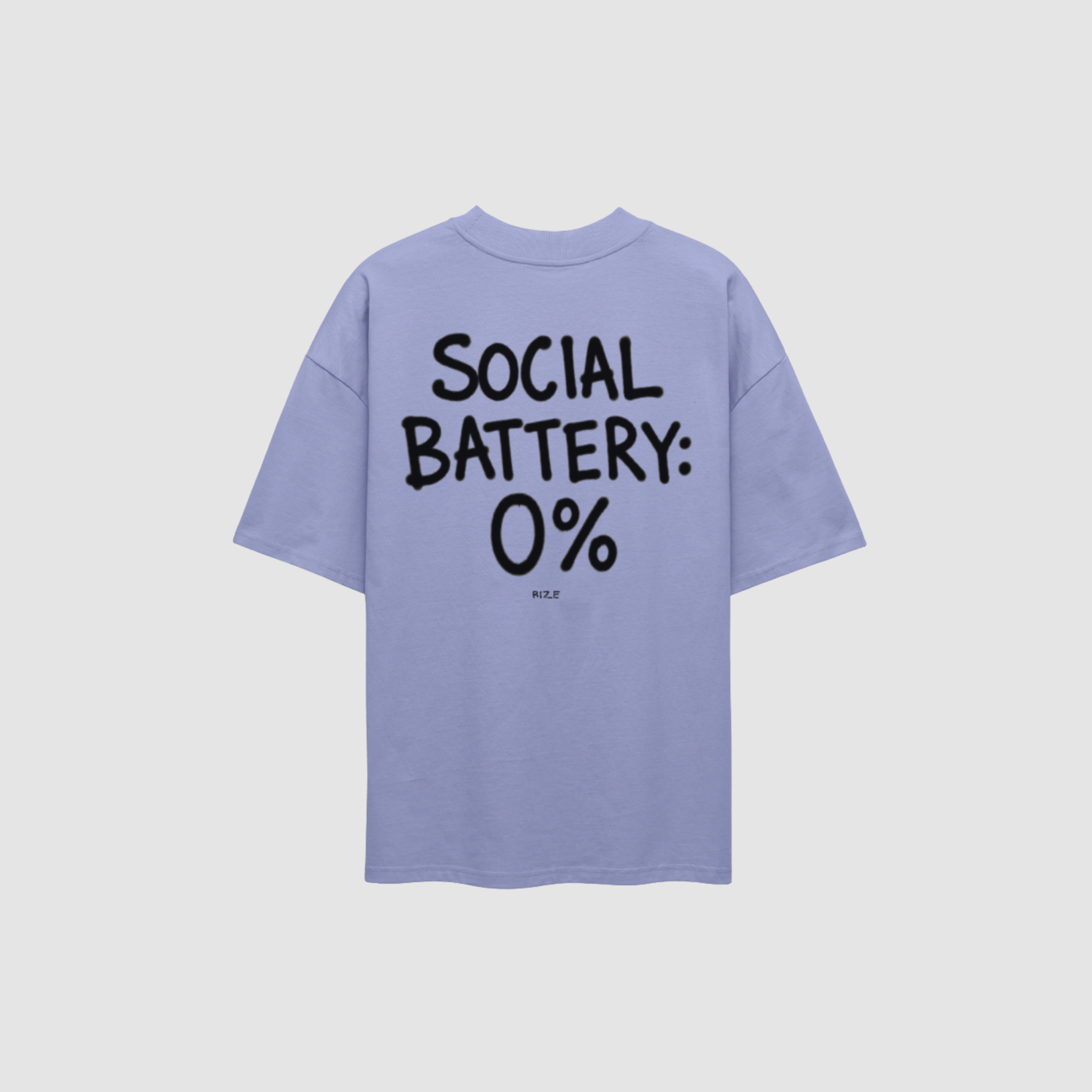 SOCIAL BATTERY TEE — RIZE
