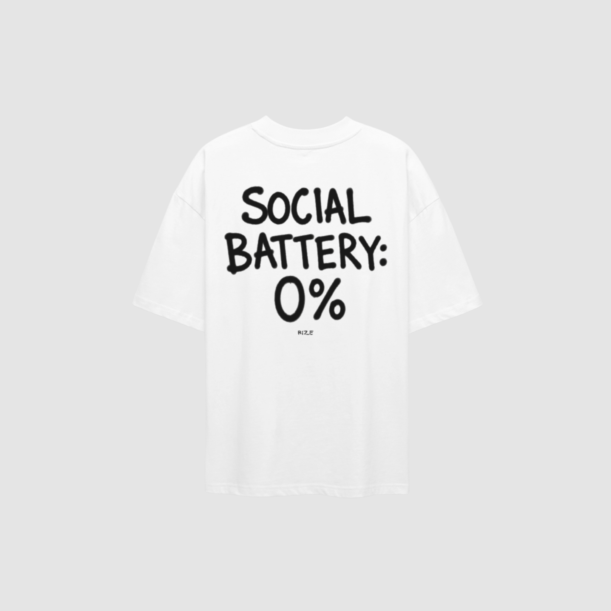 SOCIAL BATTERY TEE — RIZE