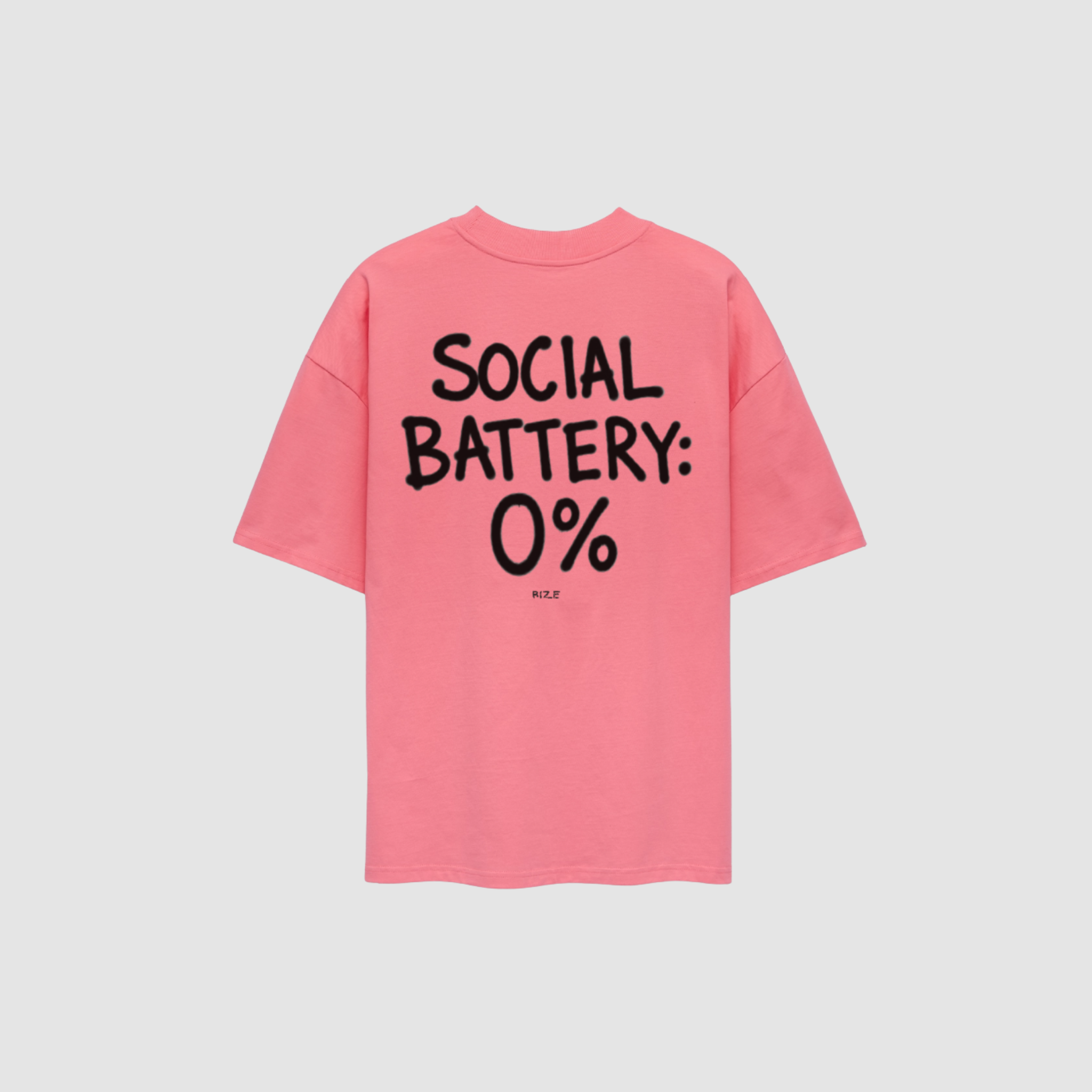 SOCIAL BATTERY TEE — RIZE