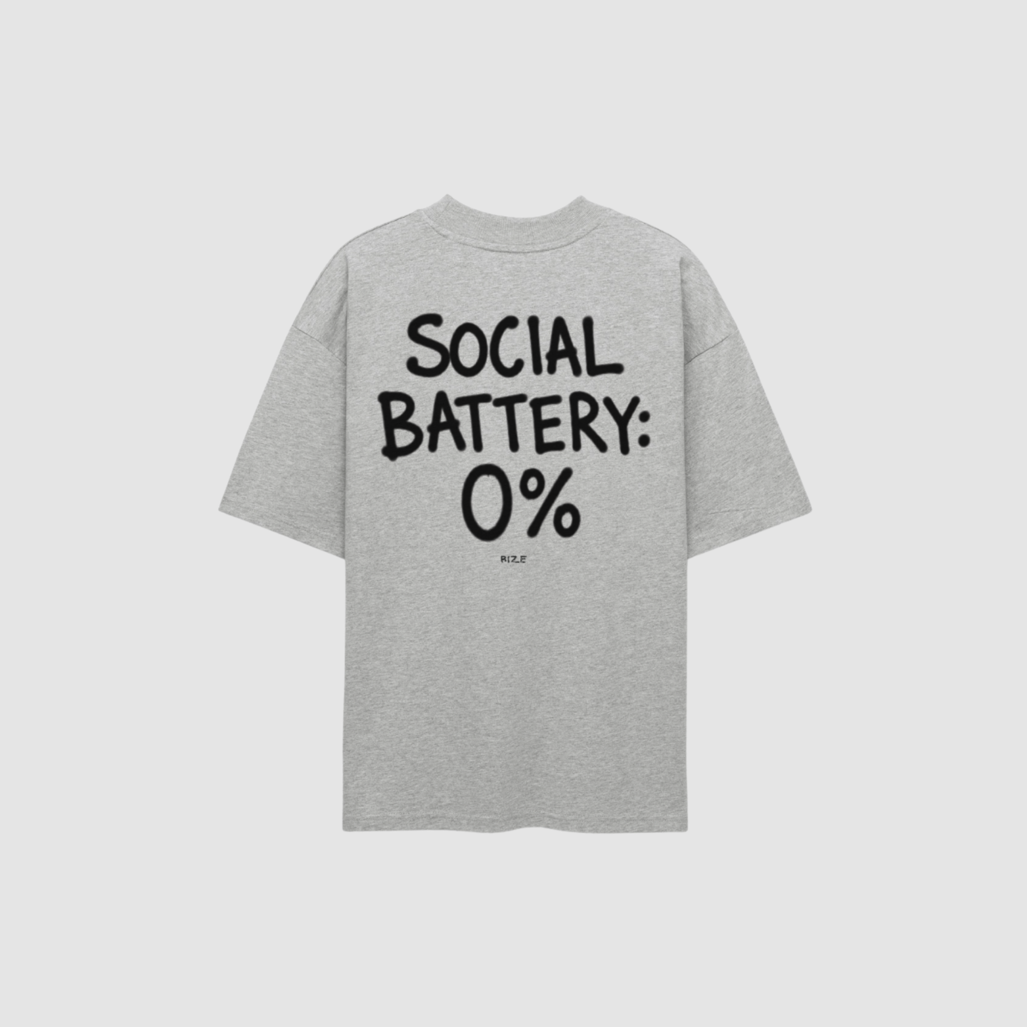 SOCIAL BATTERY TEE — RIZE