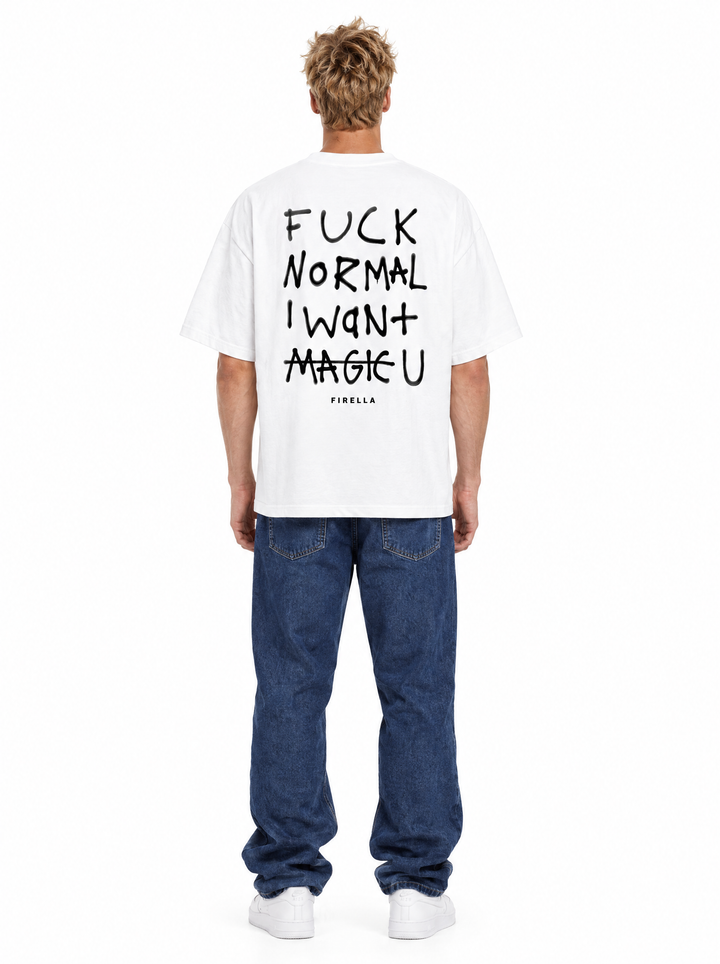 NOT NORMAL TEE - White - back