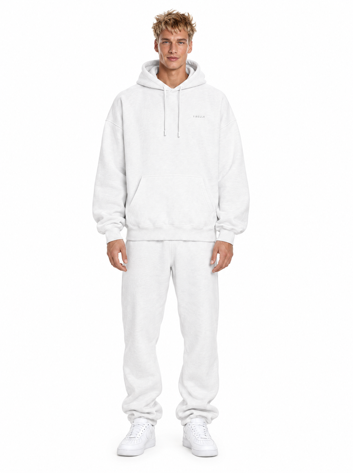 NOT NORMAL HOODIE - White - front