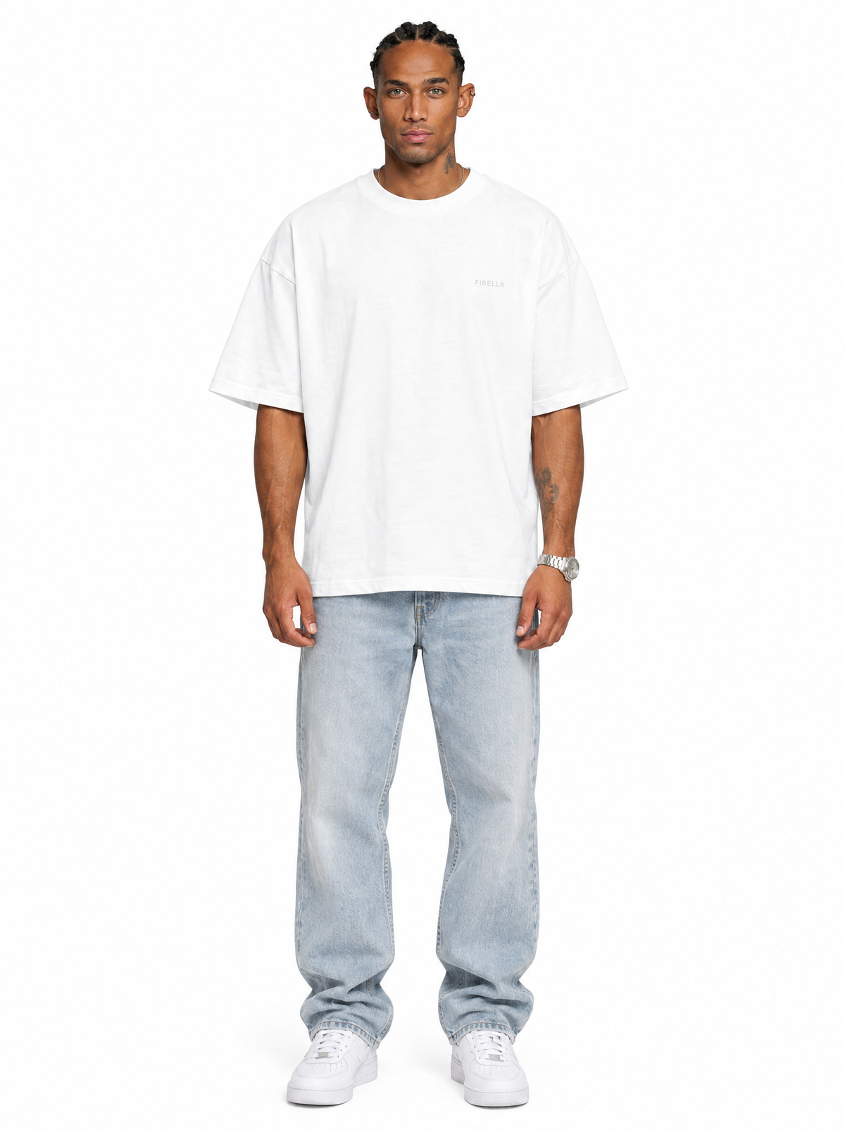 ALWAYS LATE TEE - White - front
