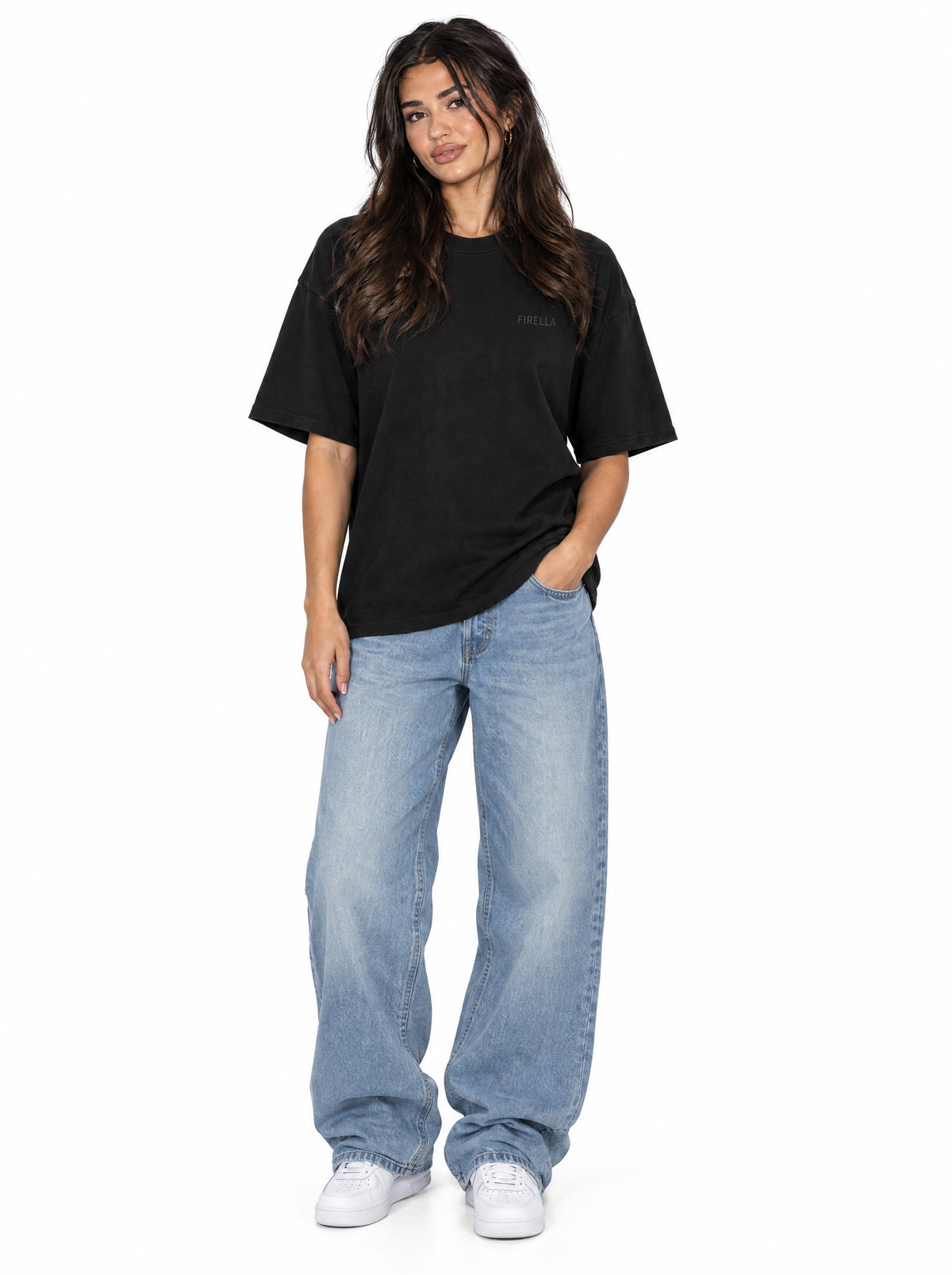 IDGAF TEE - Black - front