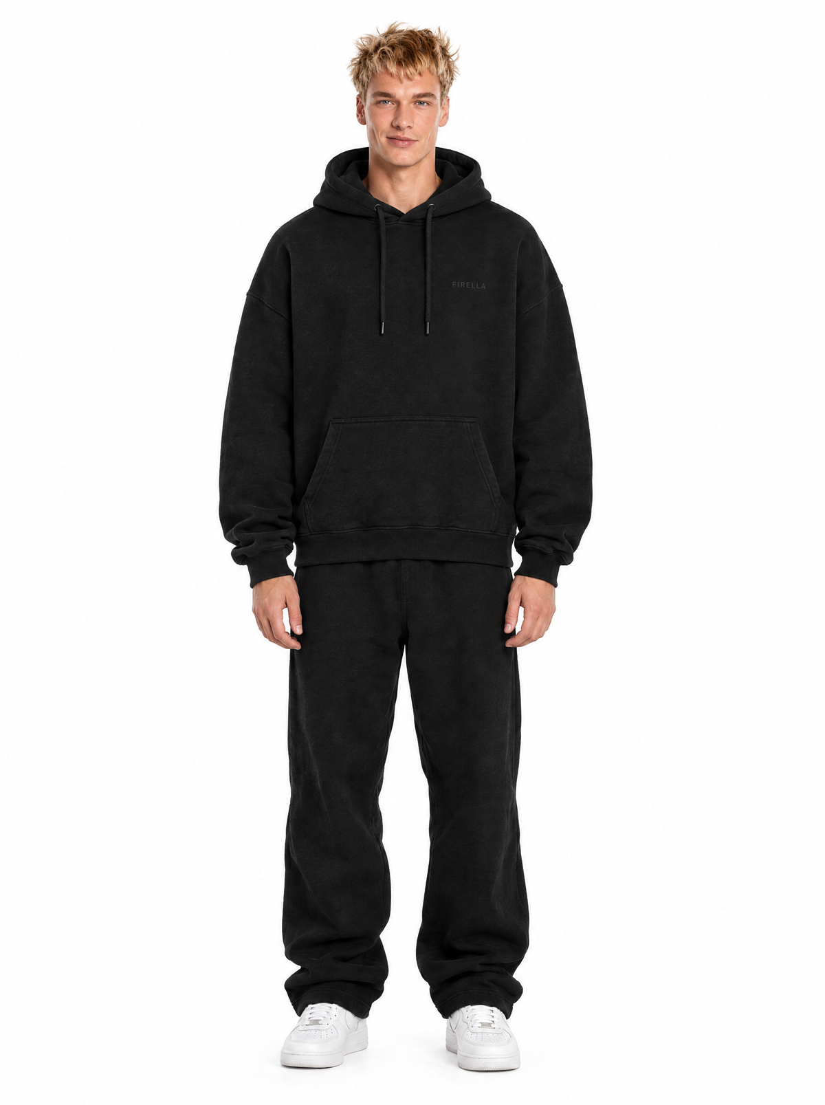 NOT NORMAL HOODIE - Black - front