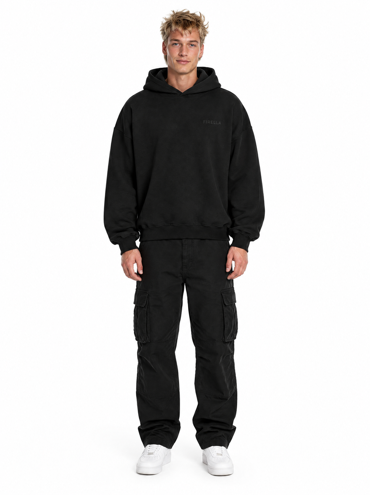 ANTI AVERAGE HOODIE - Black - front